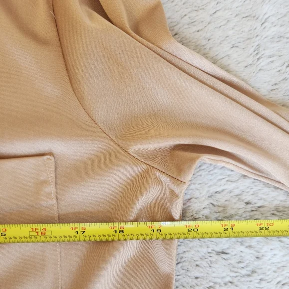 Metallic, Gold Blouse - Picture 5 of 12